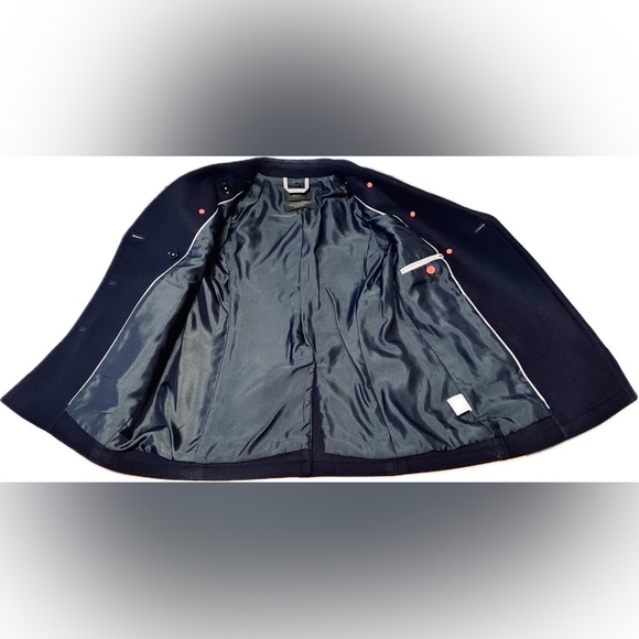 J. Crew Navy Wool Cashmere Peacoat - Picture 6 of 7